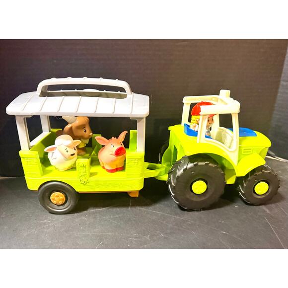 Fisher-Price Little People® Caring for Animals Tractor farmer 3 animals sounds - Picture 1 of 6